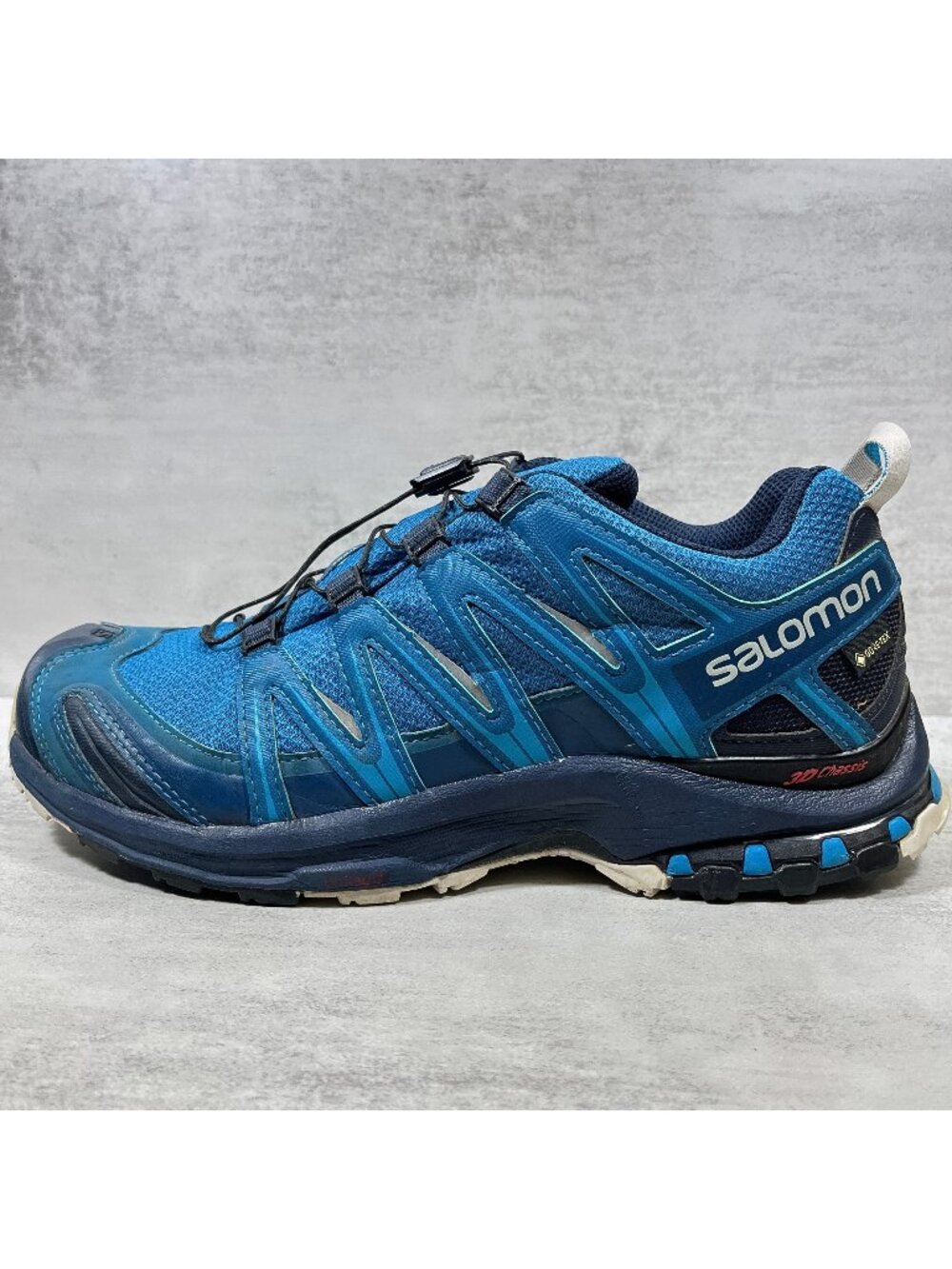 Salomon XA Pro 3D GTX Gore-tex Hiking Shoes - Men's Size 8 - Blue
